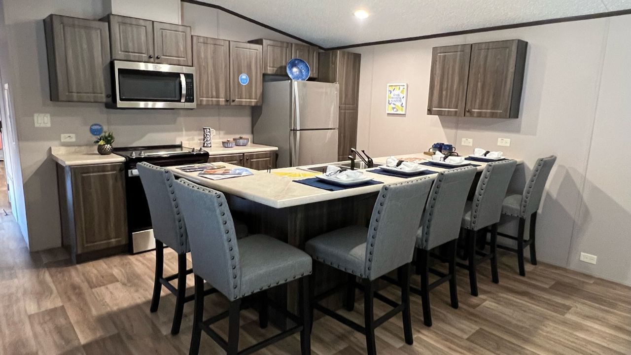 single wide mobile home floor plan kitchen
