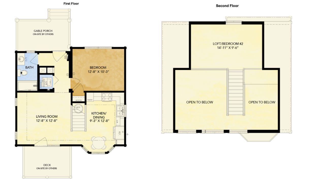 small modular home floor plan