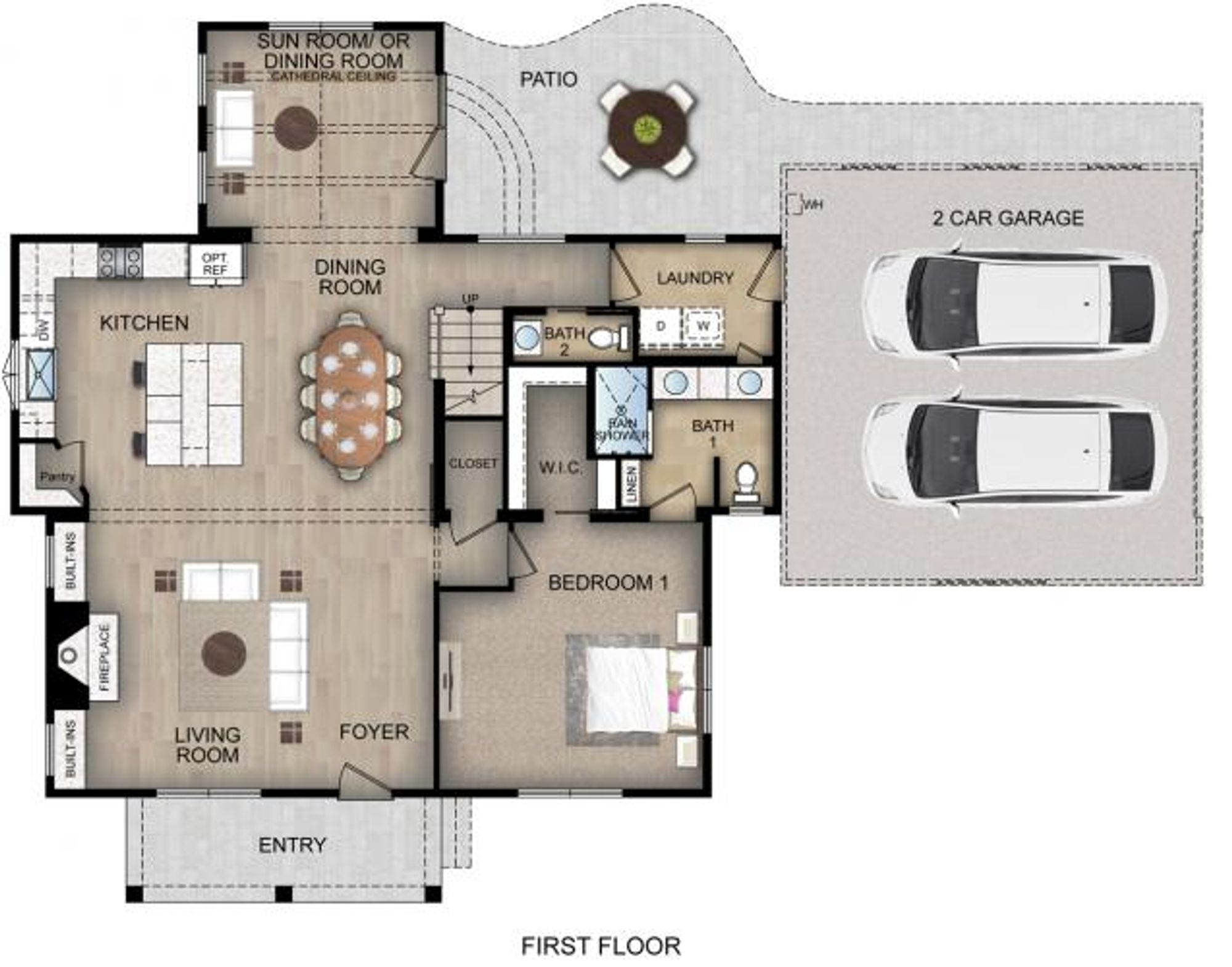 beracah homes hayshaker modern farmhouse floor plan