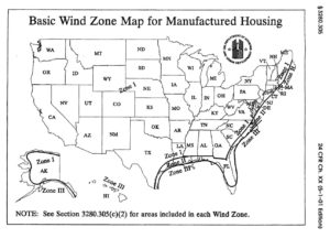 mobile home wind zones
