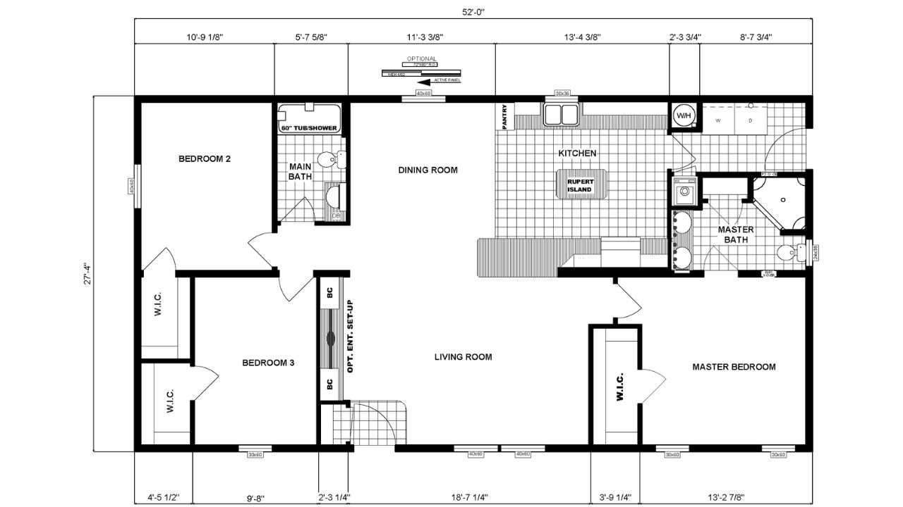 pine grove homes model 3361 floor plan