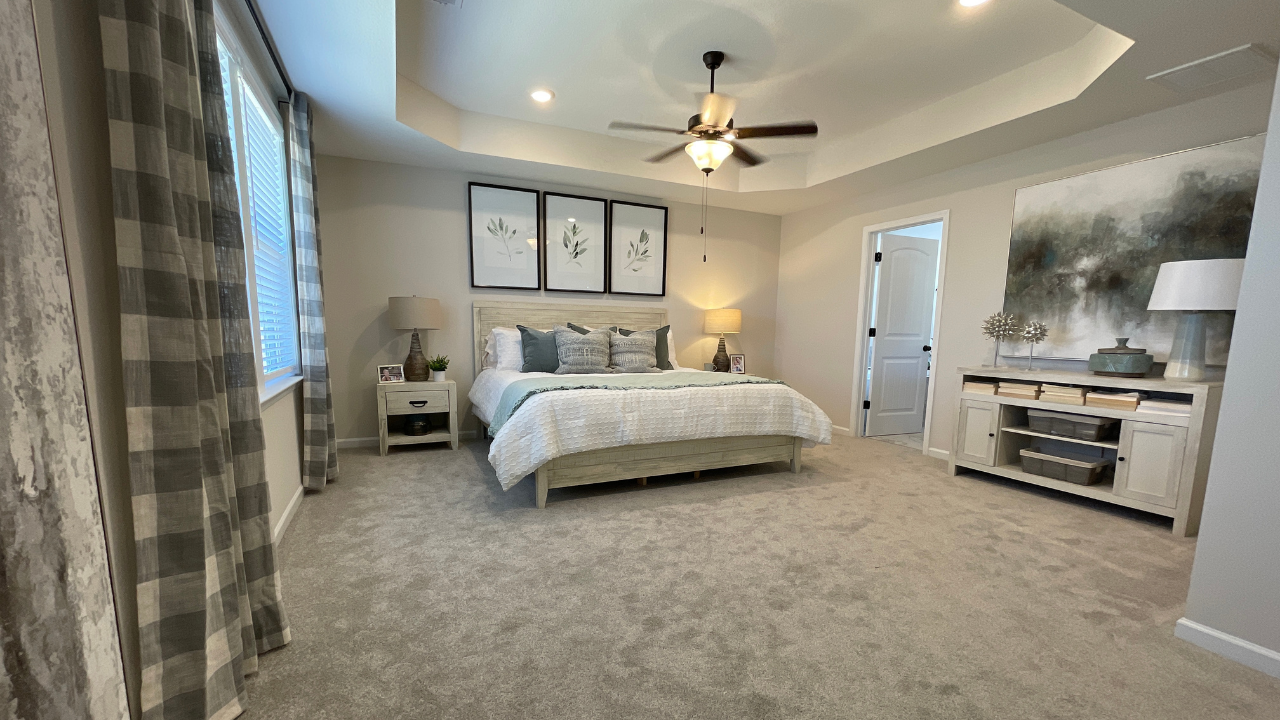 Best Custom Built Homes in Georgia master bedroom
