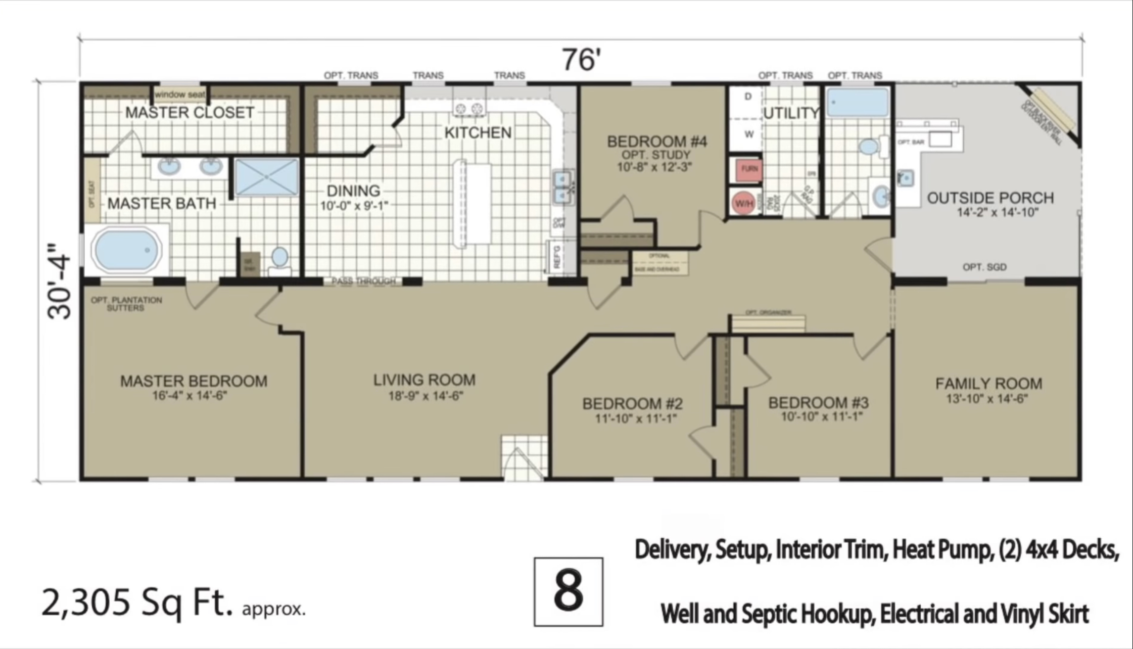 manufactured homes in South Carolina floor plan