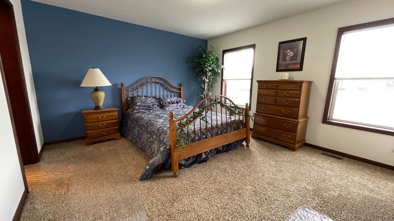 Michigan modular homes master bedroom