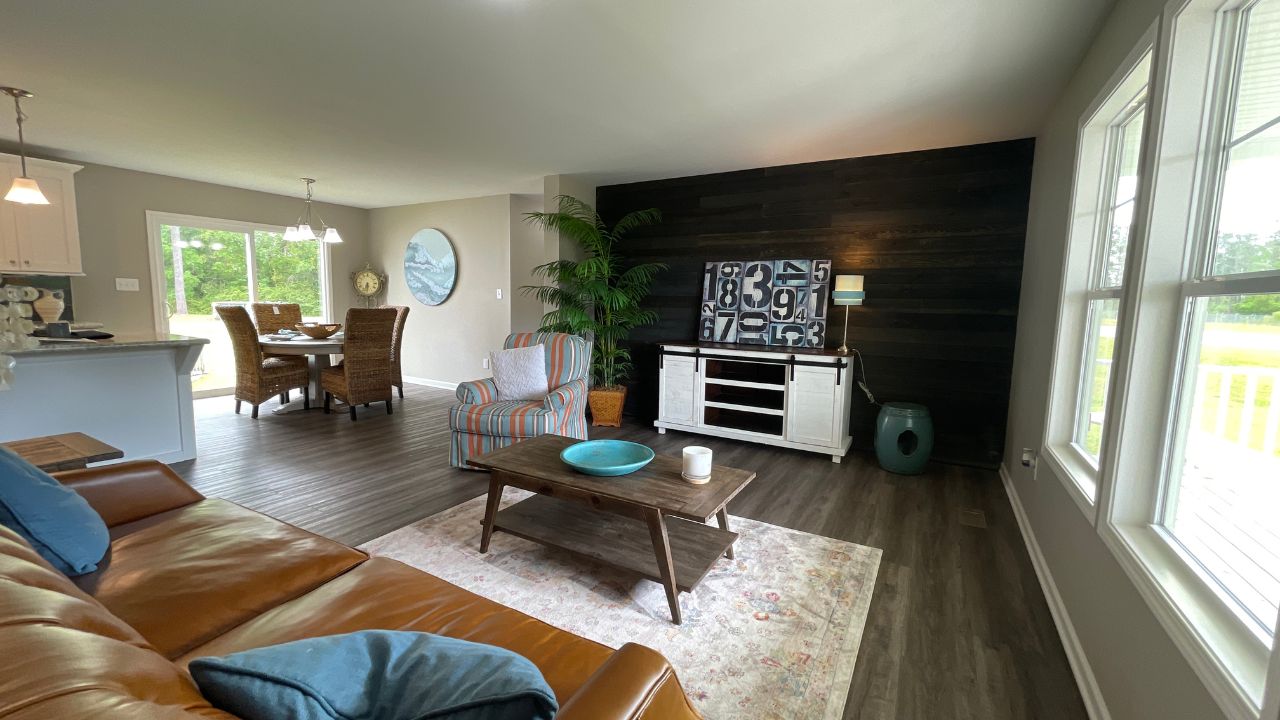 North Carolina Modular home living room