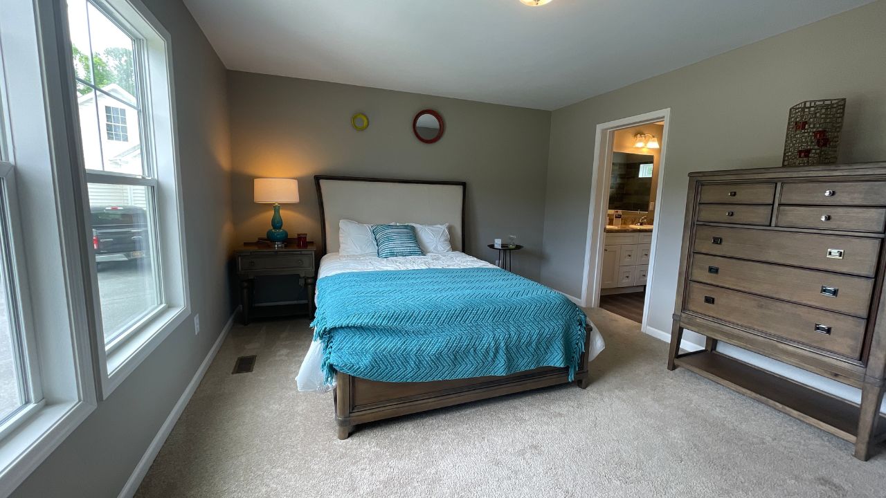 North Carolina Modular home master bedroom