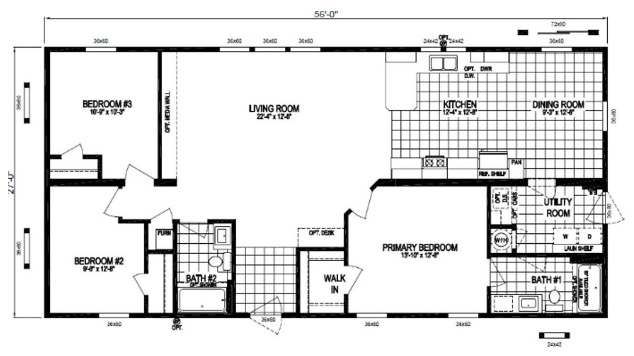 manufactured homes floor plan