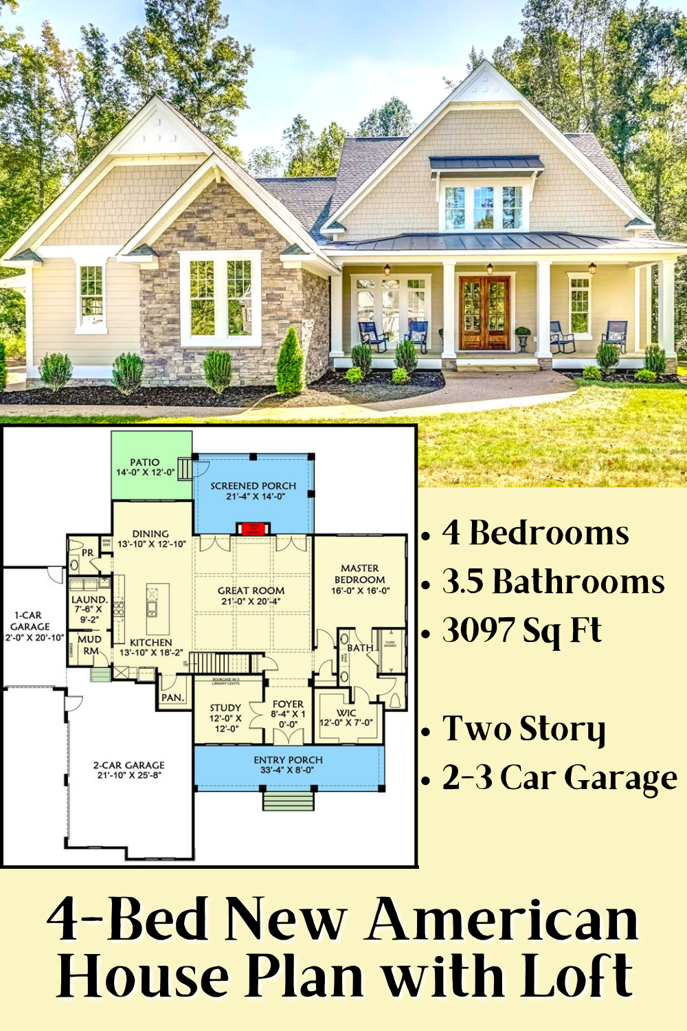 4 Bedroom House Plans 6