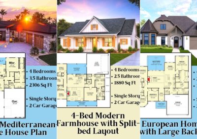 7 Best 4 Bedroom House Plans [with Pictures]