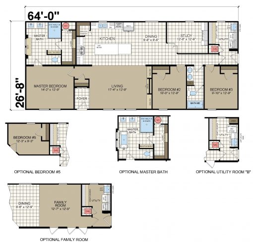 Champion Modular Homes home tour floor plan