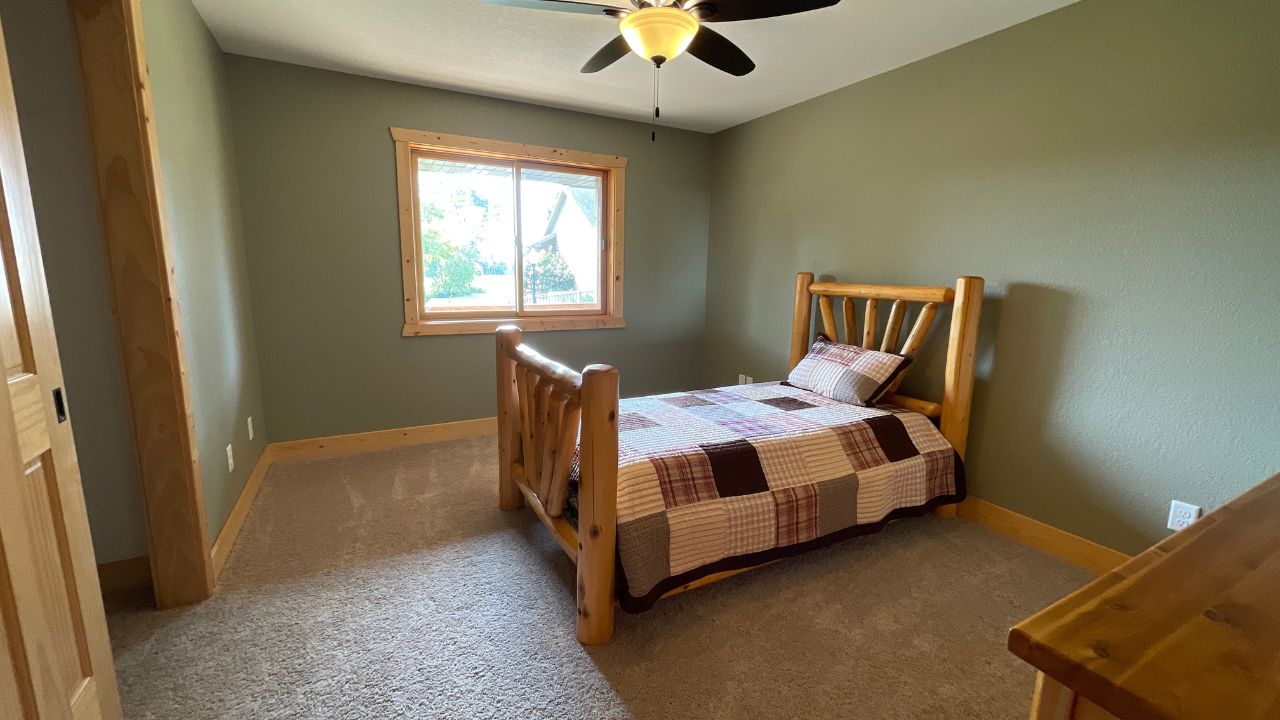 Modular home in Wisconsin bedroom