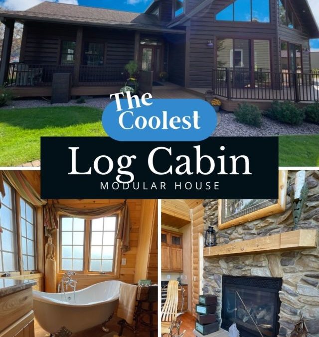 The Coolest Log Cabin Modular House I’ve Seen!