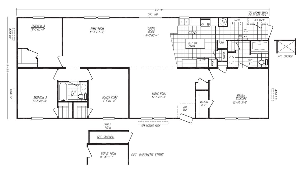 mobile home design floor plan
