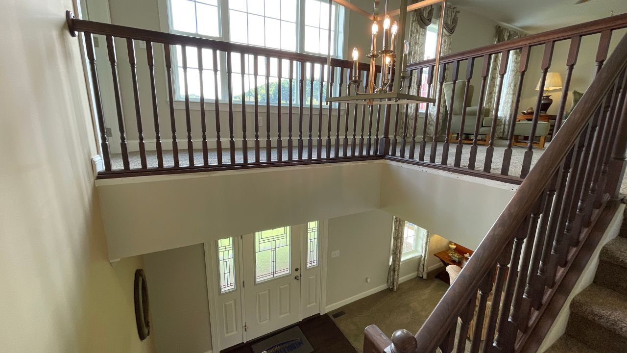 two story house design foyer