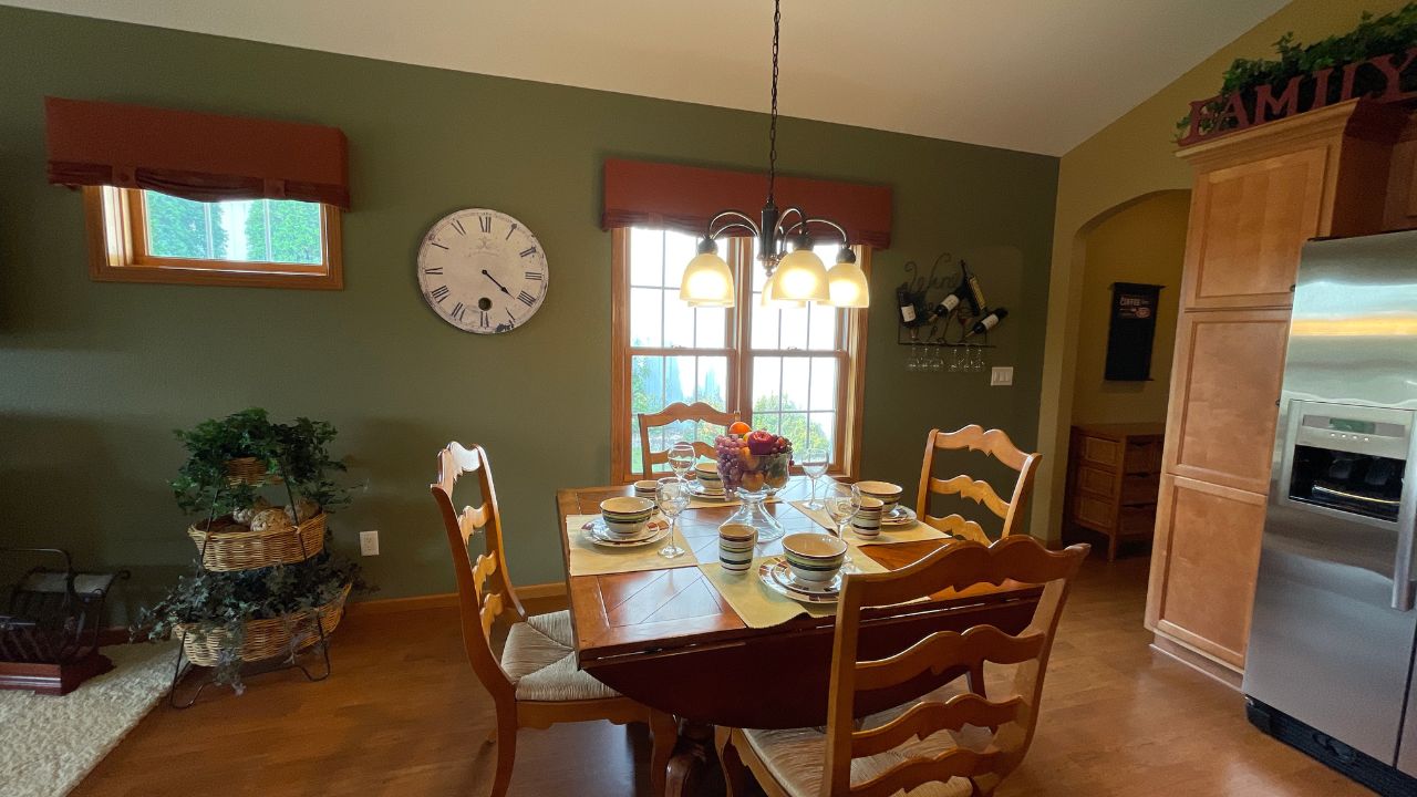 craftsman style house dining room