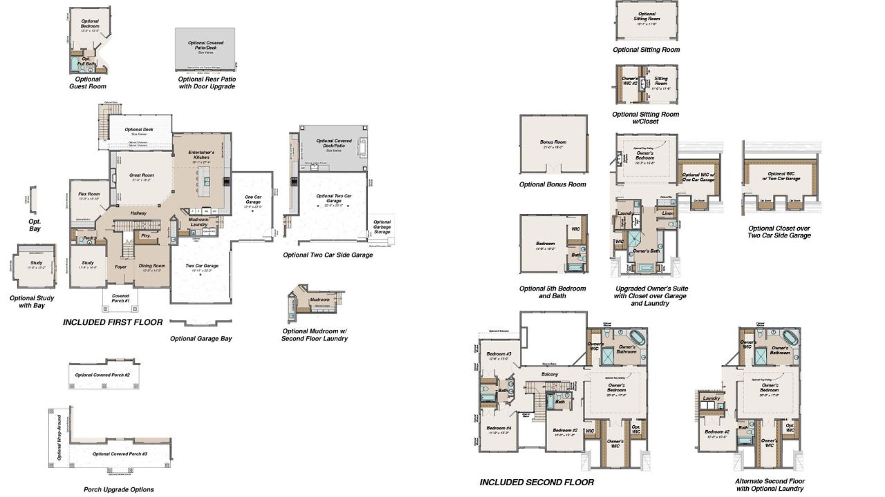 Infinity Homes Cambridge floor plans