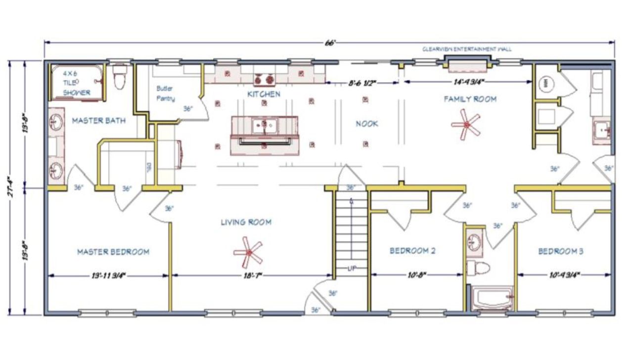modular home 3 bedroom house plans