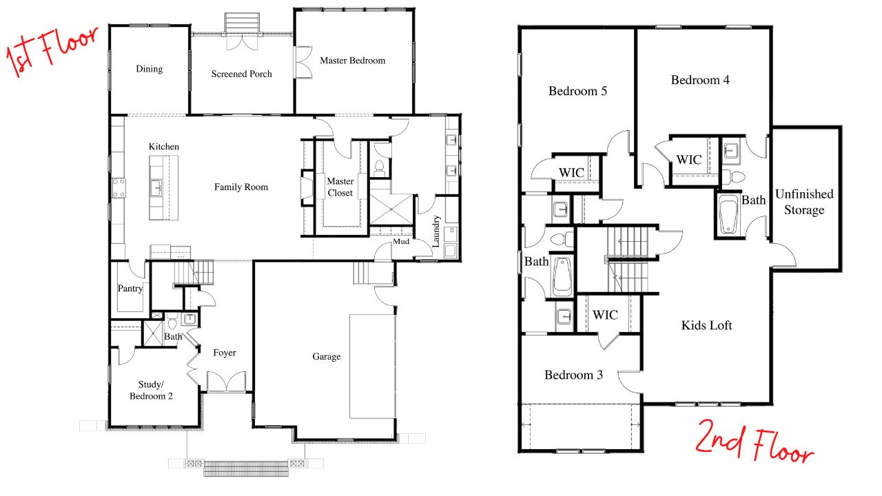 new home design trend floor plan