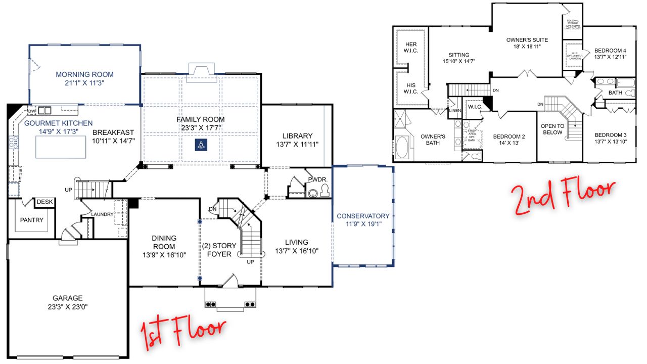 Caruso Homes Monticello Floor Plan
