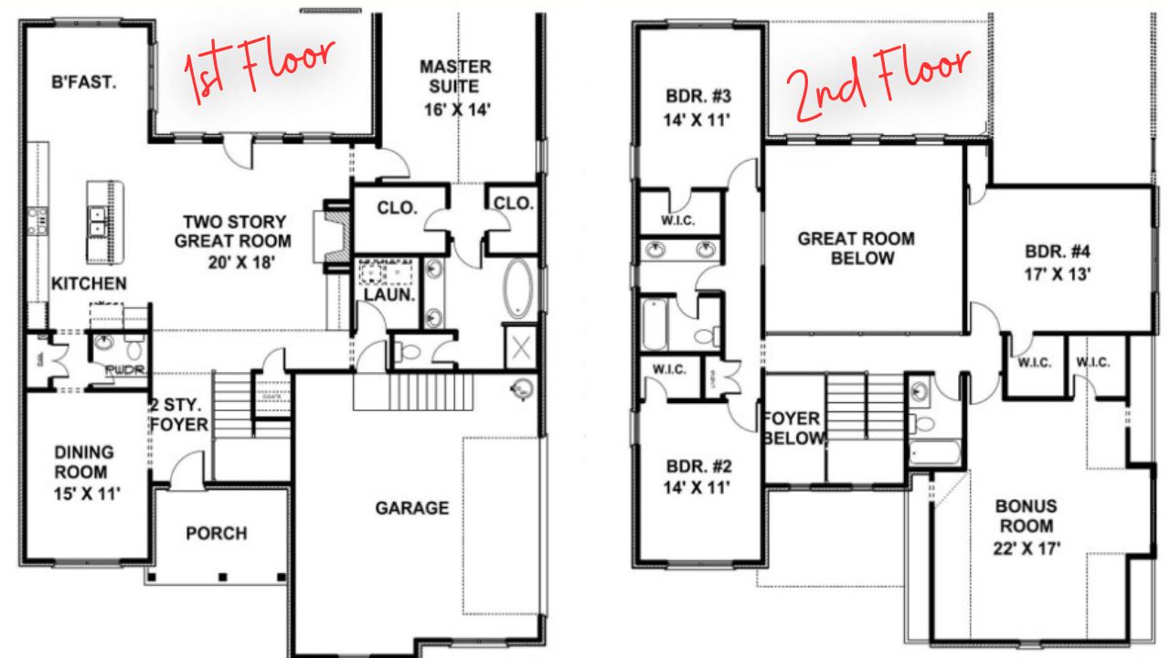 modern home design floor plan