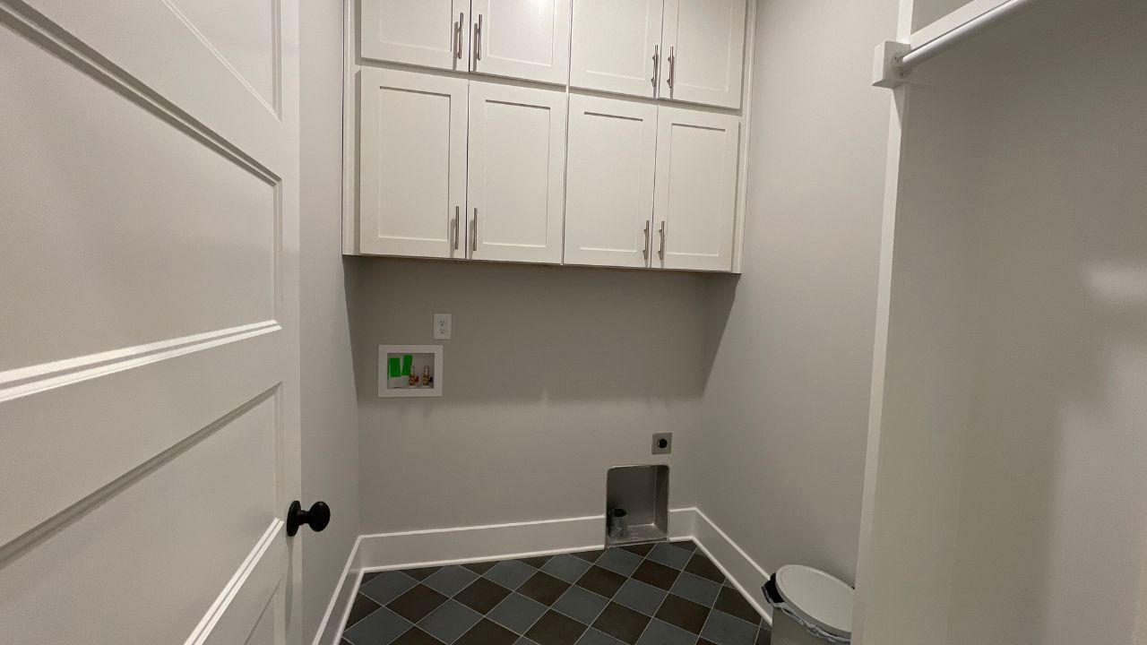 modern home design laundry room