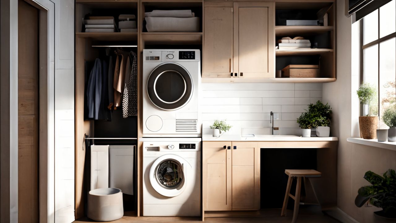 stylish laundry room ideas for small spaces