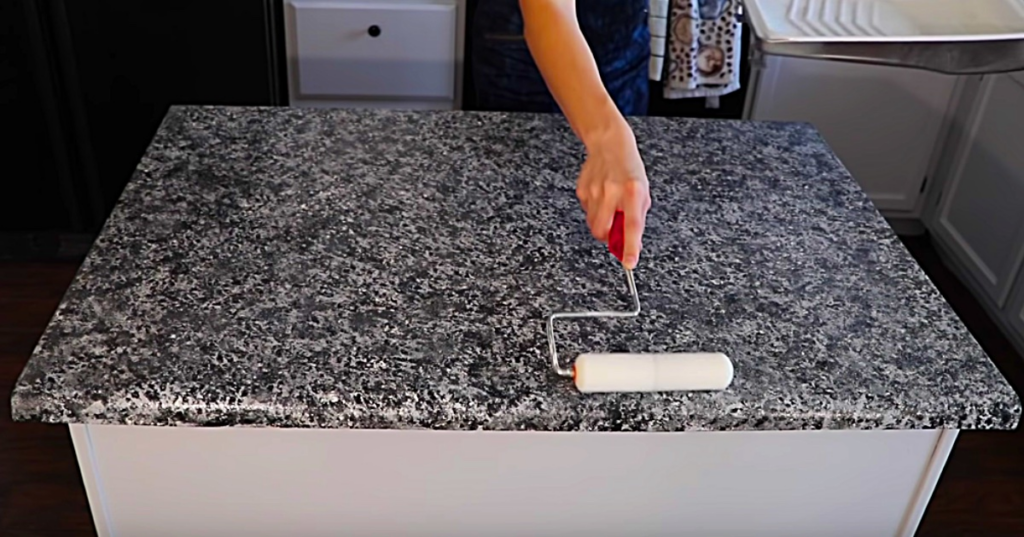 Paint your countertops to look like marble