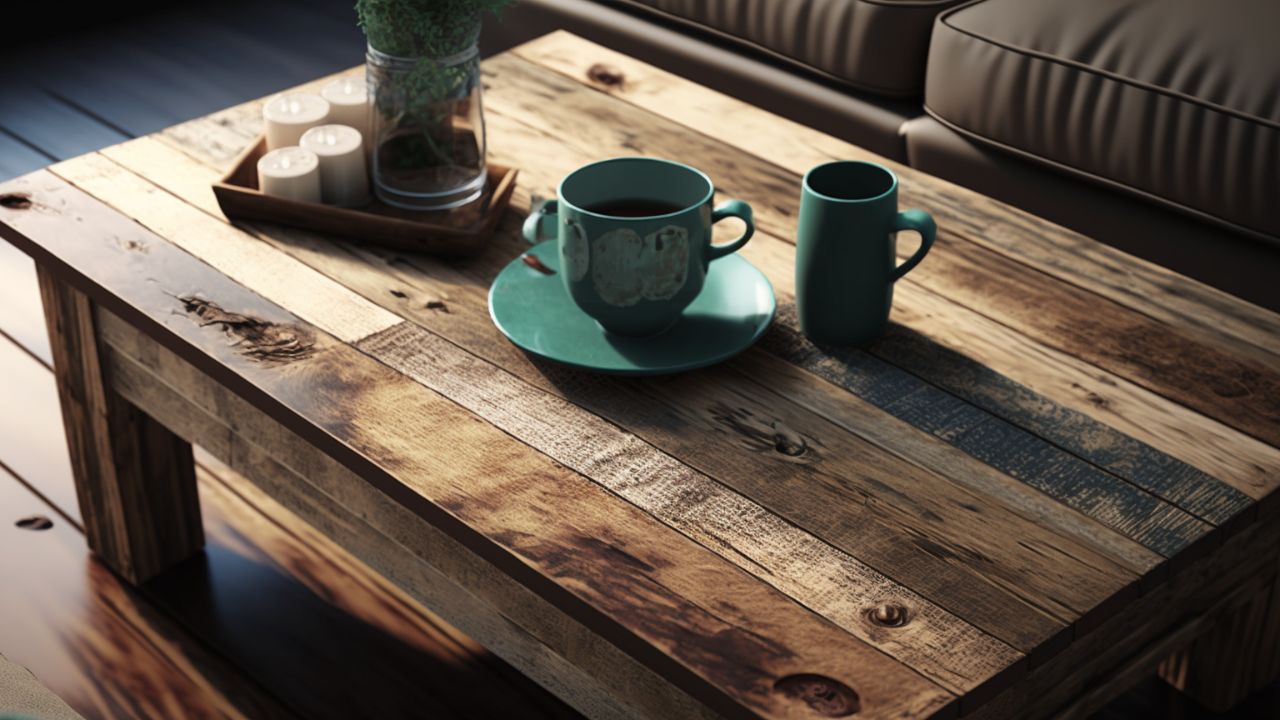 modern farmhouse decor rustic coffee table (1)