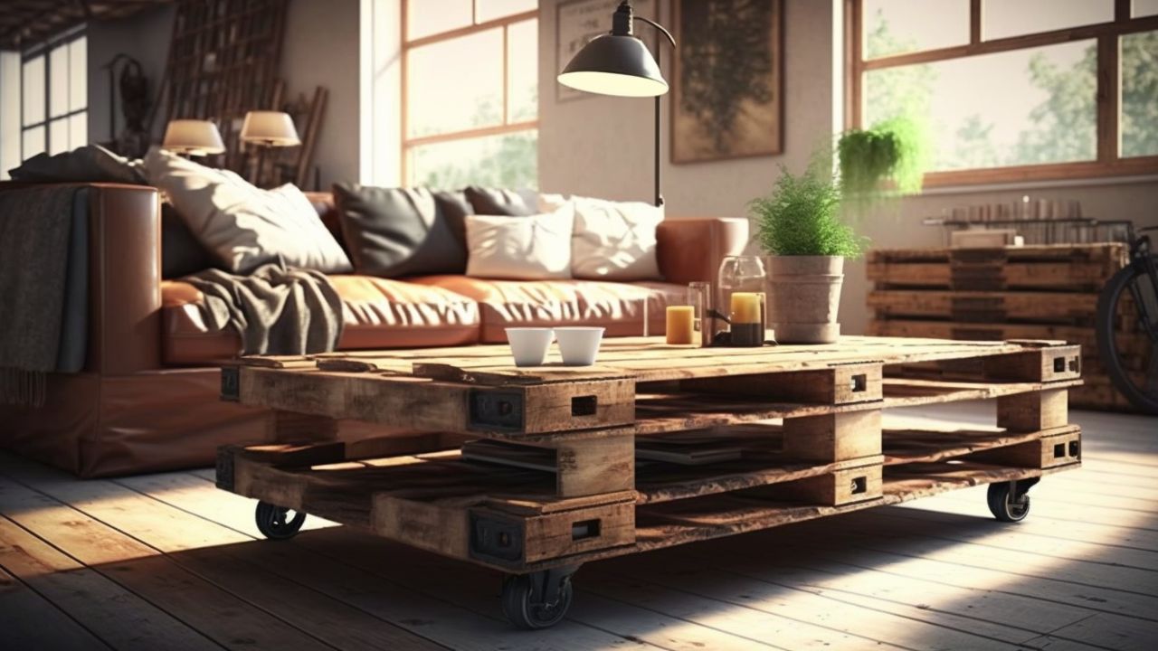 Pallet coffee table
