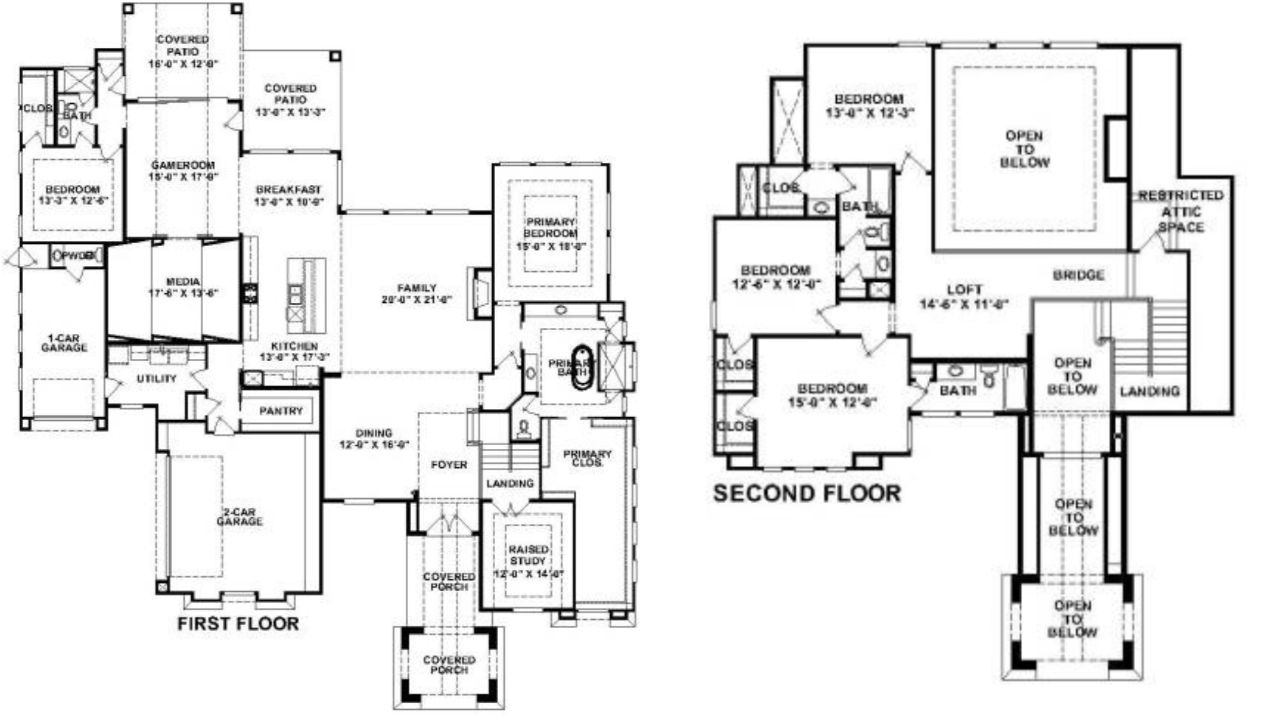 custom home design houston texas floor plan