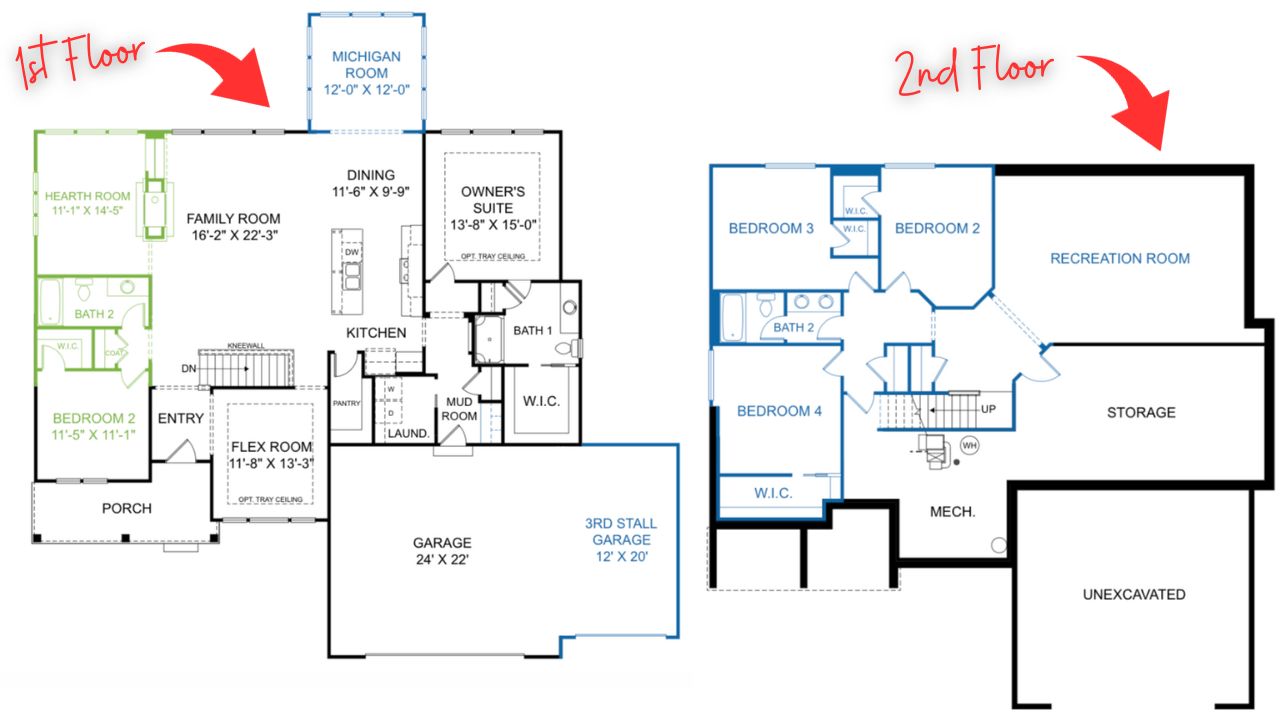 4 bedroom house plans layout