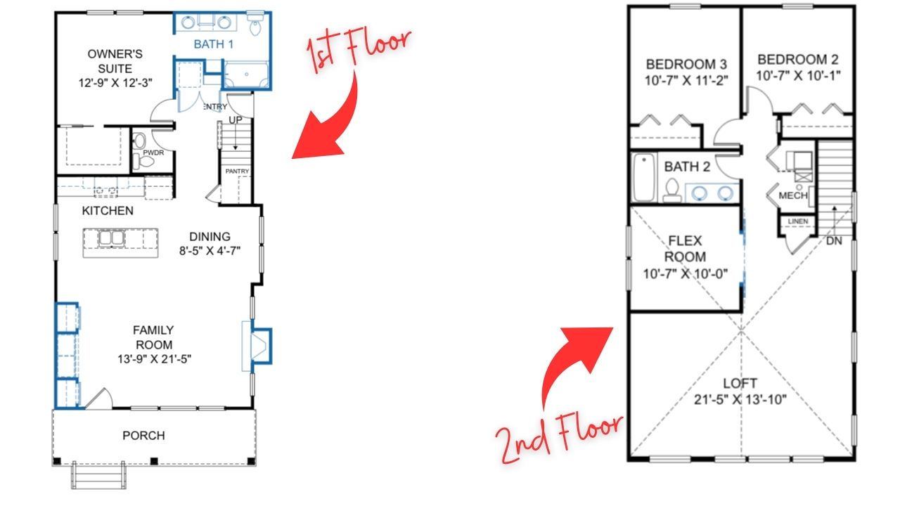 3 bedroom house design floor plan